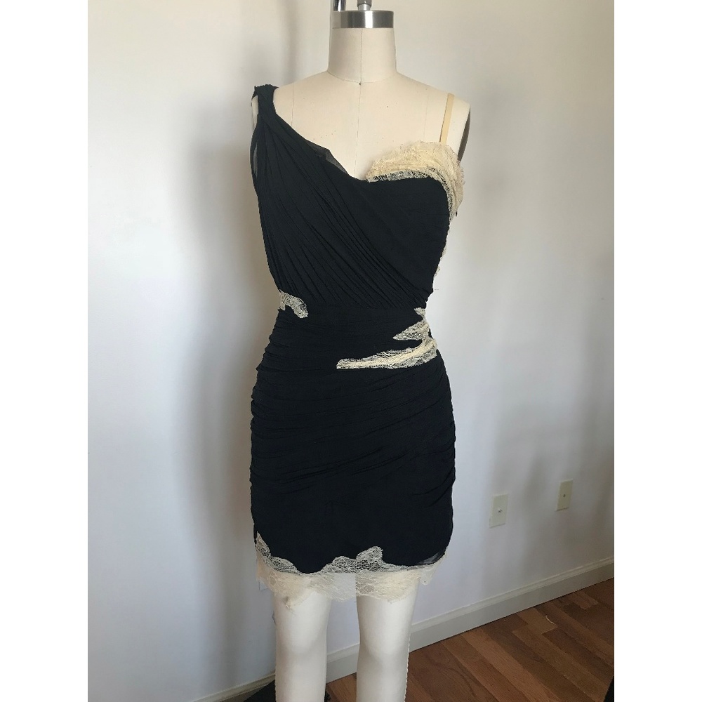 Lacey and Drapey Foley and Corinna cocktail dress